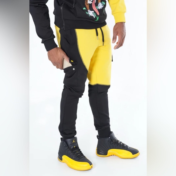 Makobi M1510 GO HARDER SWEATPANTS - BLACK 6XB